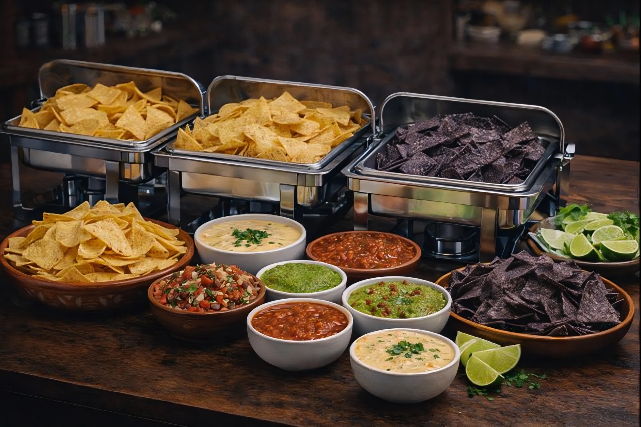 Appetizer Buffet Setup